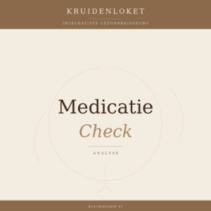 Medicatie & Leefstijl analyse