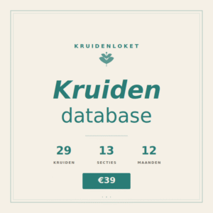 Kruidendatabase: 12 maanden toegang